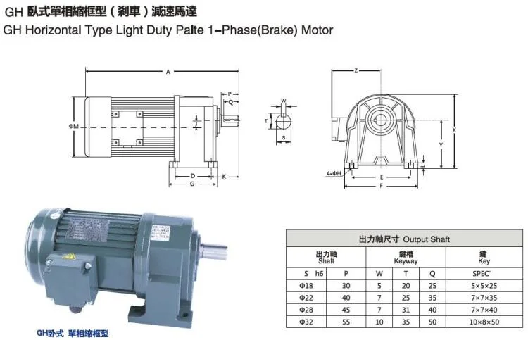 High Torque G Series 100%New Gearbox Coaxial Motor with Gear Reducer