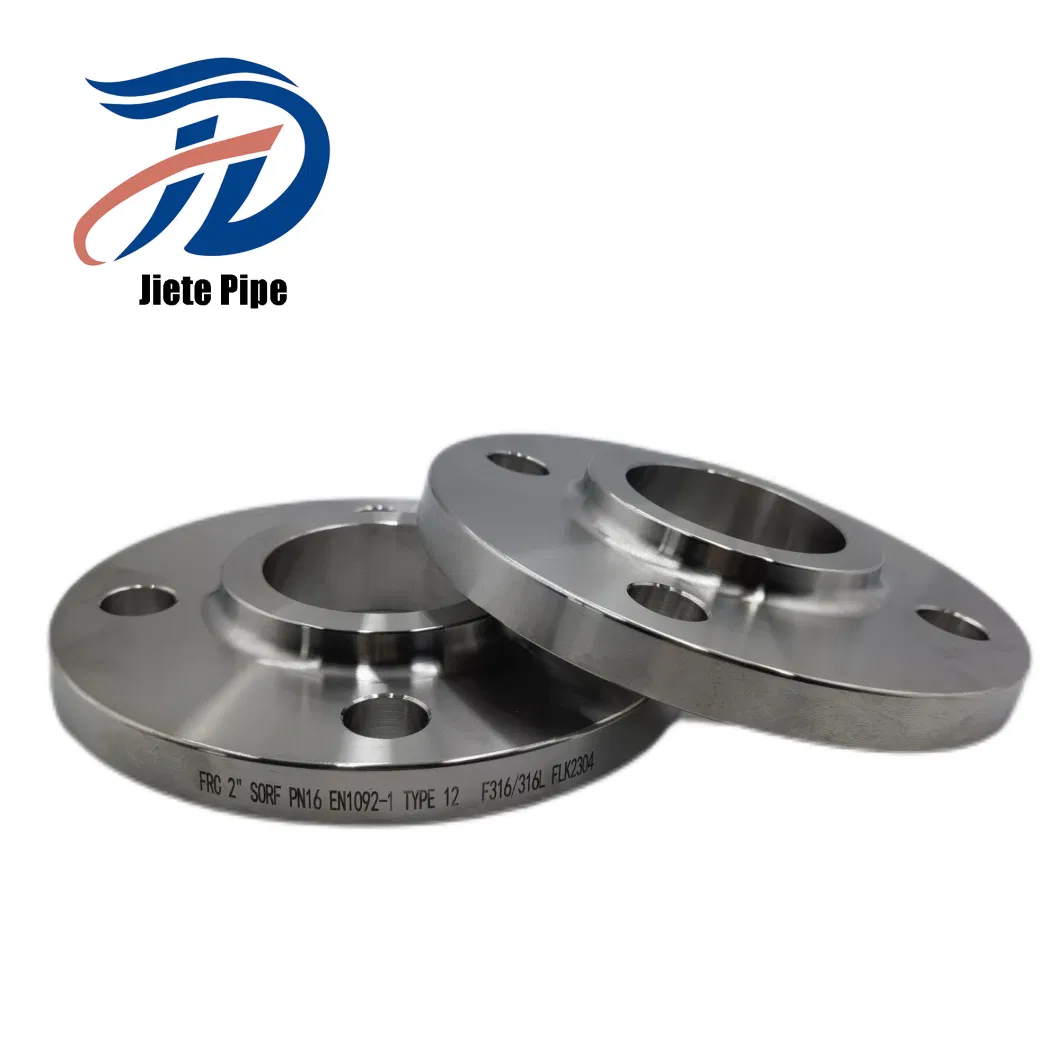 Flange BS/ASME/ANSI/DIN/En Standard Carbon Steel/Stainless Steel/Alloy Steel Forged304/304L/316 Wn/So/Threated/Plate/Socket/Blind Flange FF/FM/M/RF/T&G/Rj